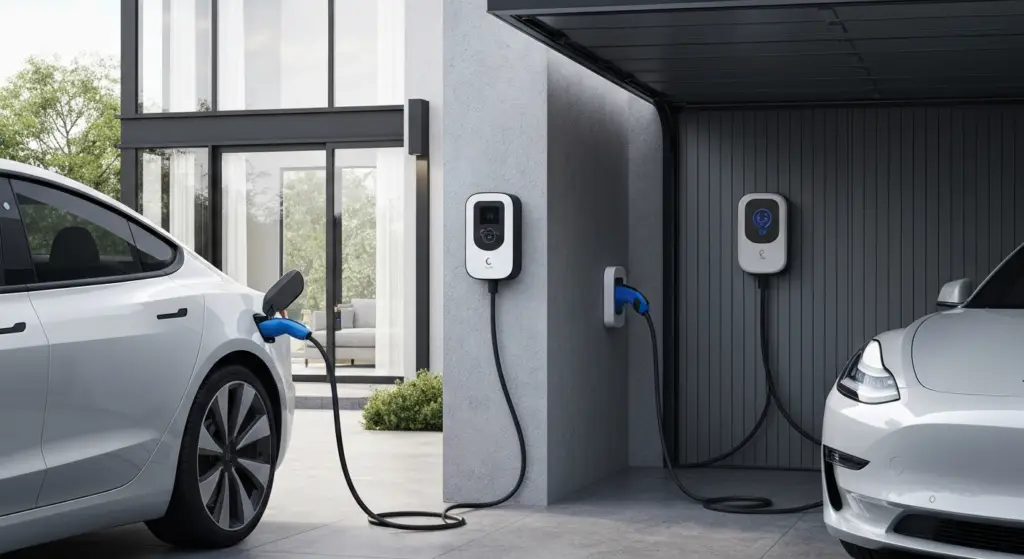 Elektrische auto slim laden