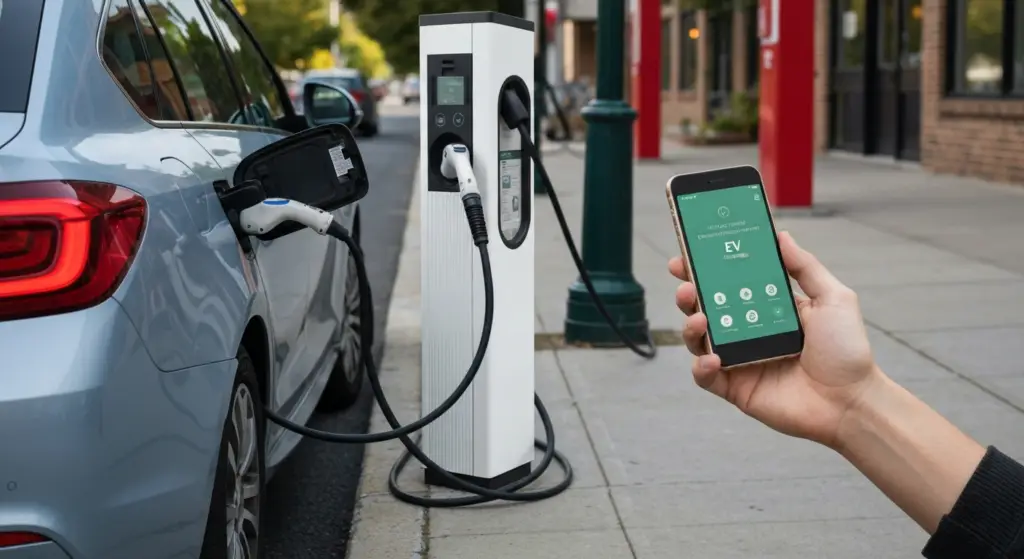Elektrische auto openbaar laden