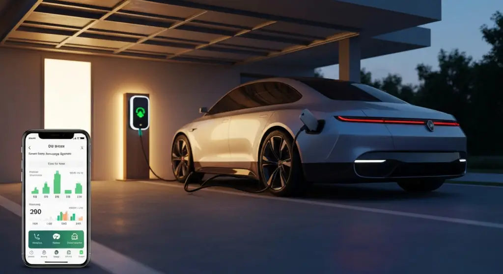 Elektrische auto slim laden