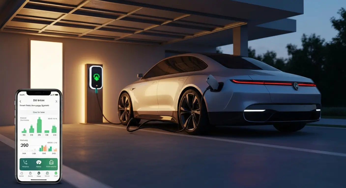Elektrische auto slim laden