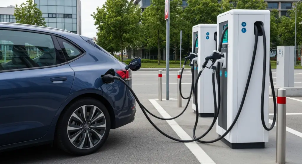 Elektrische auto opladen