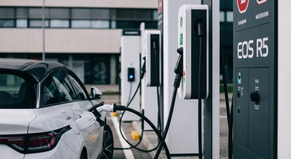 Elektrische auto opladen