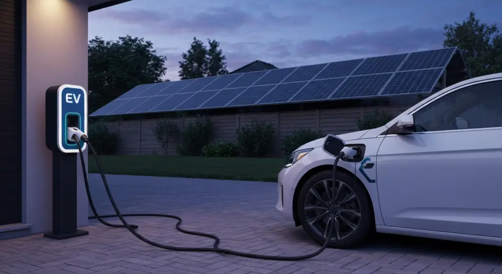 Elektrische auto slim laden