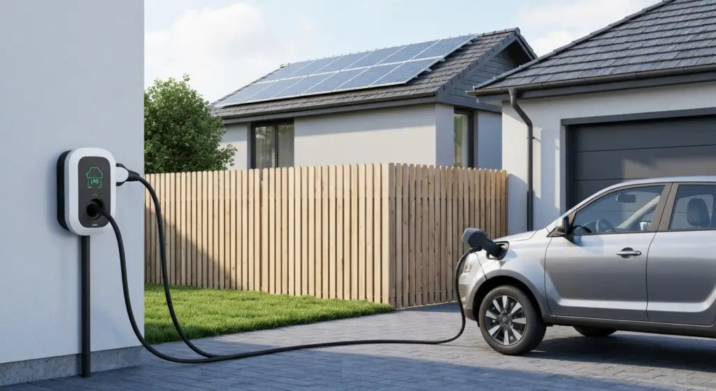 Elektrische auto laadpaal thuis