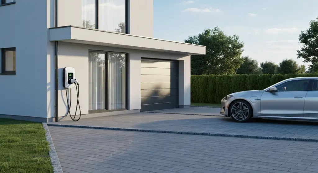Elektrische auto laadpaal thuis